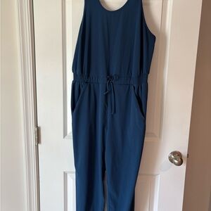 All in Motion Teal Jumpsuit